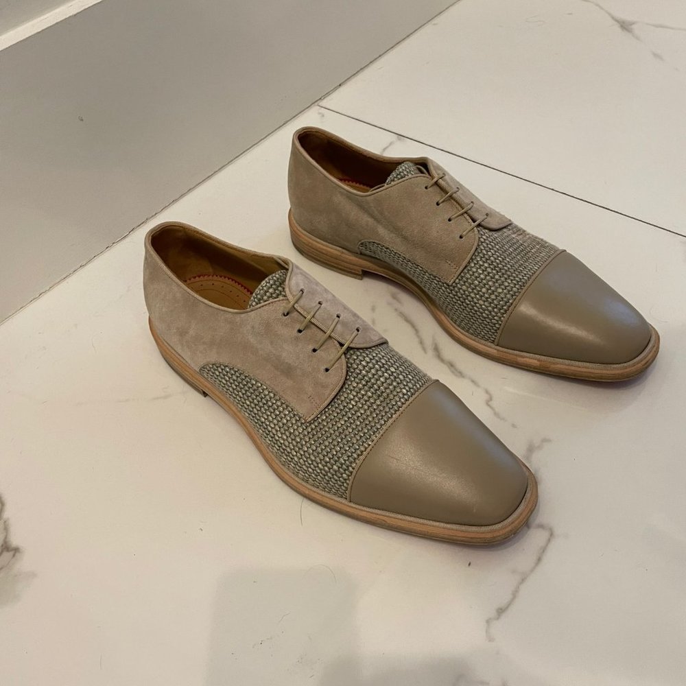 Christian Louboutin Men's Oxford Derby Lace Up Shoes 43.5 Almost New